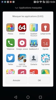 Huawei P9 interface