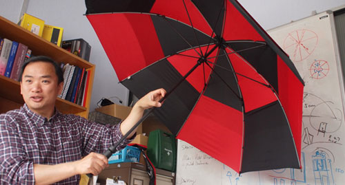 Vodafone Booster Brolly étonnant parapluie capter réseau mobile