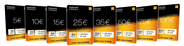 Orange étend l'illimité dans ses recharges mobicarte