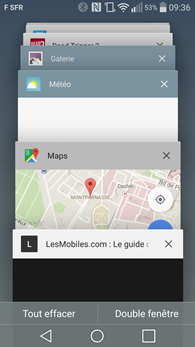 LG G Flex 2 : multitâche