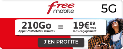 Forfait Free 210 Go
