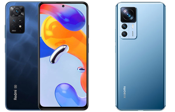 Les meilleurs Smartphones Xiaomi en octobre 2022 : Xiaomi 12T series et Redmi Note 11 séries