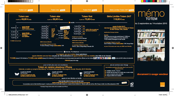 Orange lancerait son offre quadruple play « Totem »