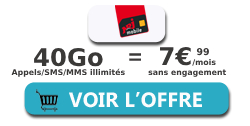 Forfait NRJ 40Go