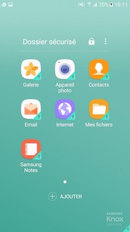 Samsung Galaxy A5 (2017) interface