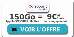 Forfait 150Go exclu membres