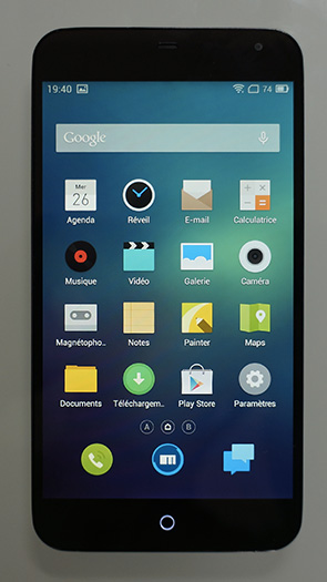 Meizu MX3 face avant