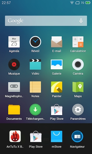 Meizu MX3 gestion du multi-tâche