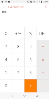 Asus ZenFone Max Pro (M1) calculatrice