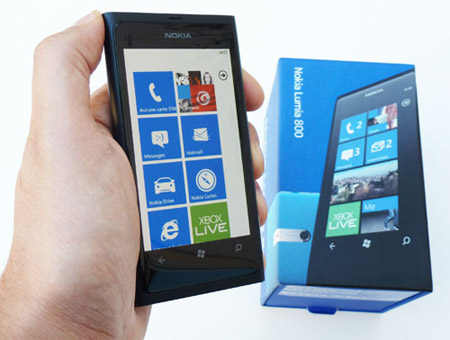 Test du Nokia Lumia 800