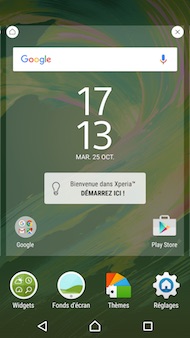 Sony Xperia XA Ultra interface