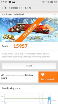 Meizu MX5 interface