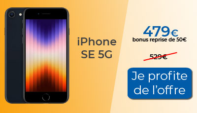 promo iPhone SE 2022 Boulanger