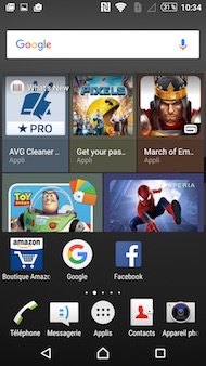 Sony Xperia Z5 Premium interface