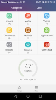 Honor 5X interface