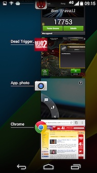 Moto G 4G interface