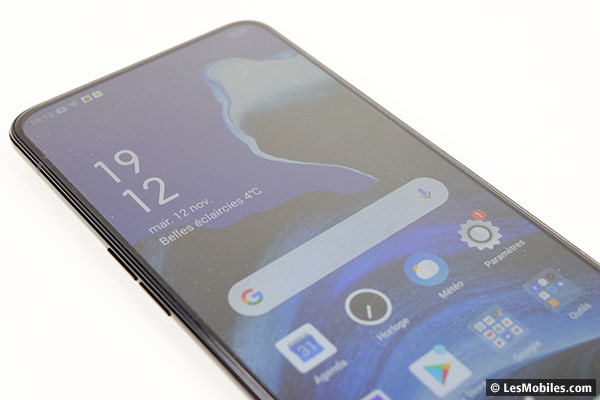 écran du Oppo Reno 2