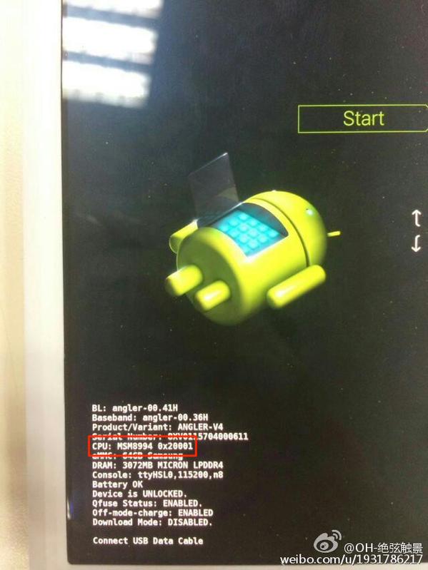 Huawei Nexus 6 prototype