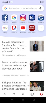 Oppo Reno 2 : homescreen