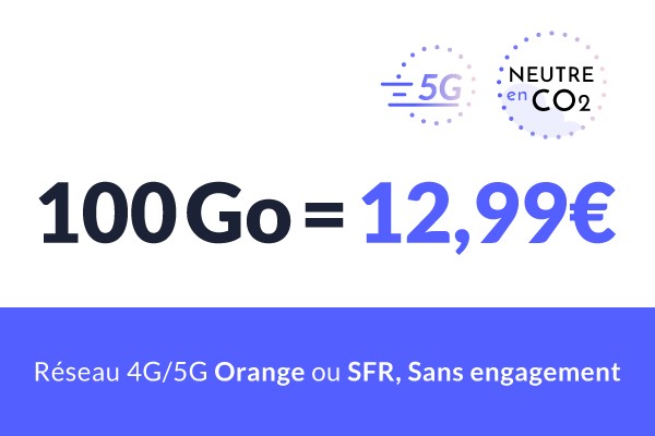 BON PLAN : un forfait mobile jusqu’à 200Go en promo dès 12,99 € sur SFR ou Orange !