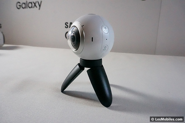 Samsung présente la Gear 360 pour accompagner les Galaxy S7 (MWC 2016)