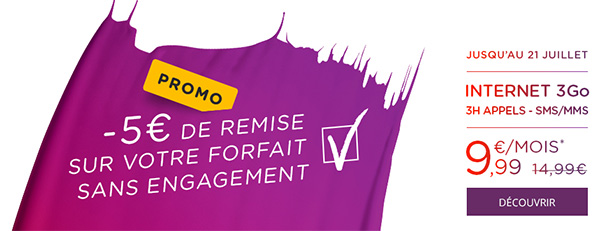 Virgin Mobile relance son forfait 4G à 9,99 euros « à vie »