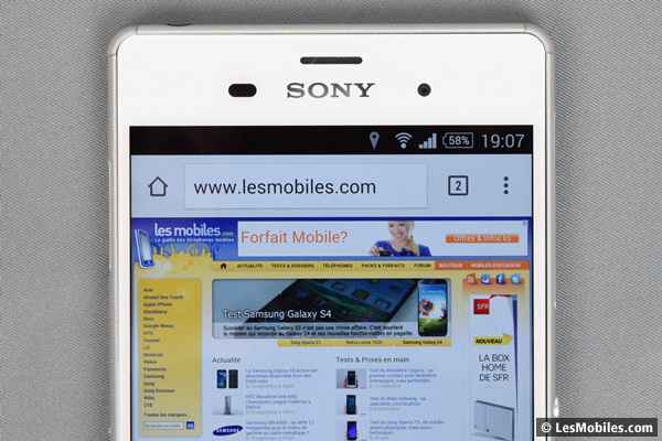 Sony Xperia Z3 écran