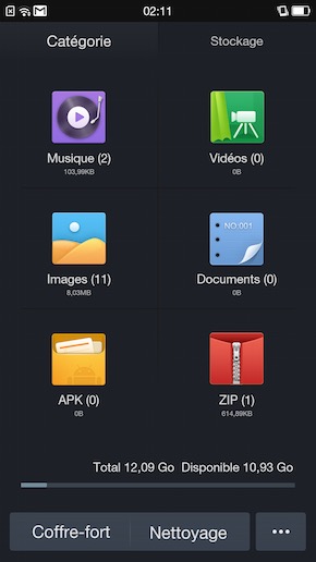 Oppo R5 interface