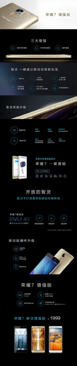 Honor 7 amélioré