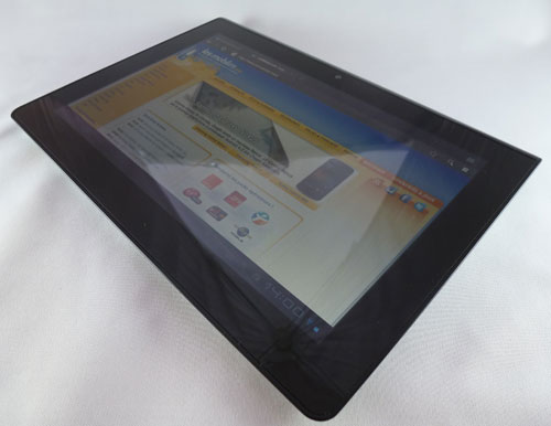Sony Tablet S : vue de face