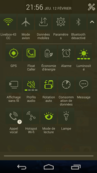 Acer Liquid Jade S : Mode de lecture