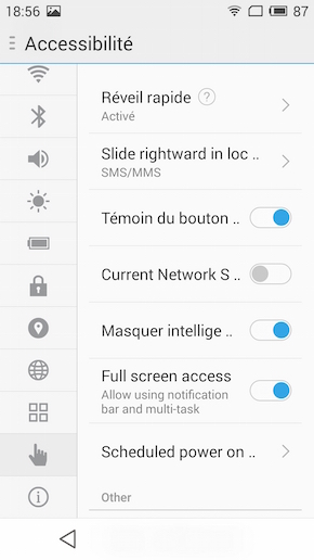 Meizu m1 note interface