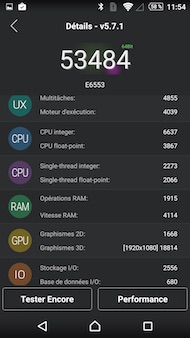 Sony Xperia Z3+ antutu