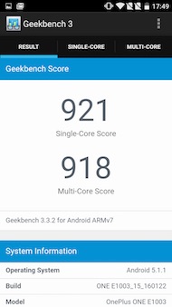 OnePlus X performances