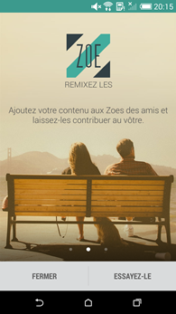 HTC Desire 816 : Zoe