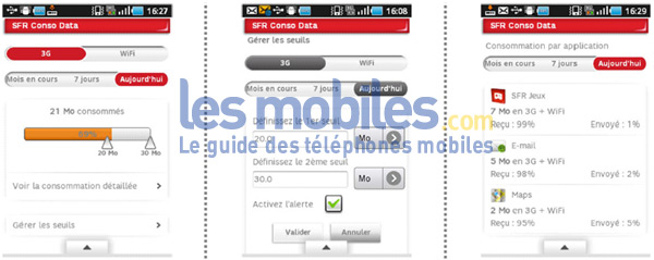 SFR prépare une application « Conso Data »