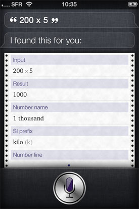 test siri iphone 4S Apple assistant vocal reconnaissance vocale intelligence artificielle 