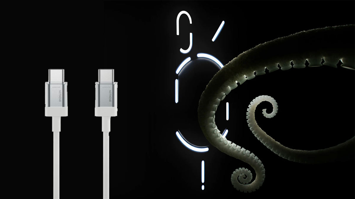 Câble USB-C transparent pour le prochain Nothing phone (2)