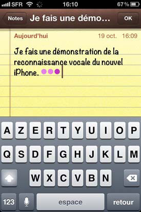 est iPhone 4S 8 mégapixels Siri Processeur double coeur A5 iCloud iMessage