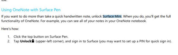 Le mode d'emploi de la Surface Pro 3 explique comment fonctionne la Surface Mini !