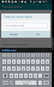 Galaxy Note Edge interface