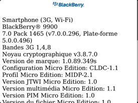 test blackberry bold 9900 tactile clavier blackberry os7 rim