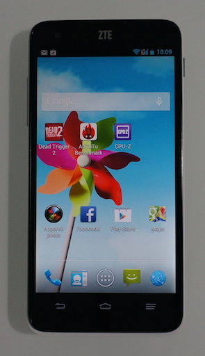 ZTE Grand S Flex de face