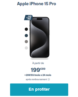 promo iPhone 15 Pro