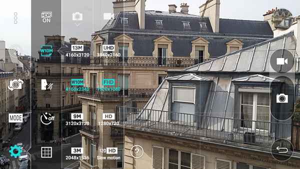 LG G Flex 2 : Appareil photo