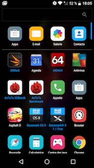 Alcatel Idol 4S interface