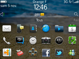test blackberry bold 9900 tactile clavier blackberry os7 rim