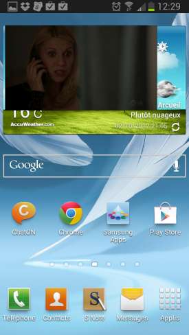 Samsung Galaxy Note 2 : PIP