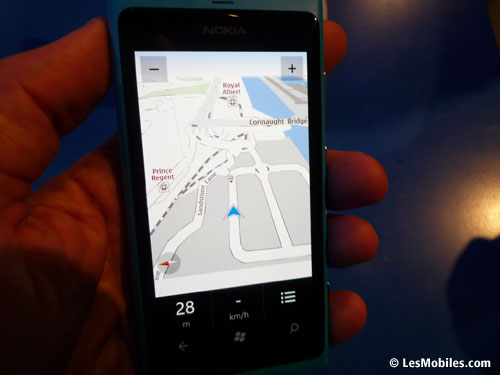 Nokia Drive sur Windows Phone