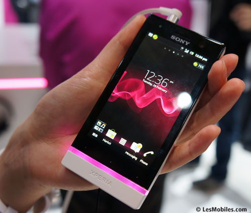 sony xperia P sony xperia U